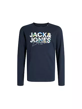 JACK & JONES | Jungen Langarmshirt JJGEPLAS | dunkelblau